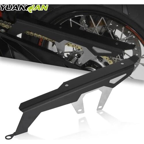 Black Motorcycle Accessories Aluminium Chain Guard Protector Cover For 1050/1090 1190/1290 ADVENTURE/R Adv 2014-2021 2015 2016