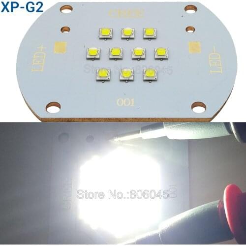 Cree XLamp XP-G2 XPG2 50W 10LEDs Cool White High Power LED Light Multichip LED Light Blub Lamp Light DC30-36V 1500mA 5000LM