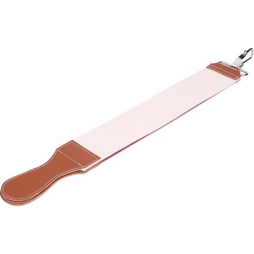 Men Professional Razor Sharpener Manual Shaver Dual Layer Strop Knife Polishing Belt Leather Sail Wipe Cloth Sharpening Belt