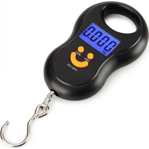 Electronic Mini Digital Scale for Fishing Luggage Travel suitcase Weighting Steelyard Hanging Hook Scale Kitchen Weight Tool