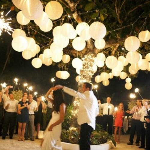20 PCS Chinese Papier Lampion Paper Lantern 4 To 12 Inch Hanging Lanterns Ball Wedding Christmas Event Party Decorations