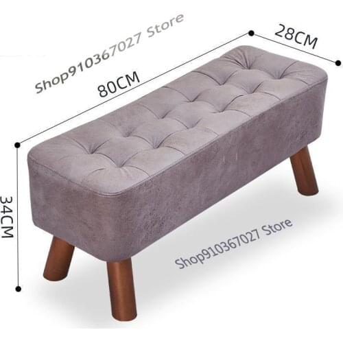 Creative Childrens Home Living Room Footrest Solid Wood Shoe Stool Chair Girl Cute Bedroom Net Red Lazy Small Stool