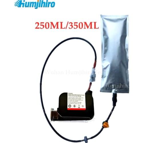 12.7mm Ink Bag 250ML 350ML Quick-drying Solvent Ink Cartridge Bag for Handheld Inkjet Printer Automatic Online Inkjet Printer
