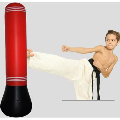 Inflatable Boxing Bag Standing Sandbag Fitness Body Building Toys Gifts