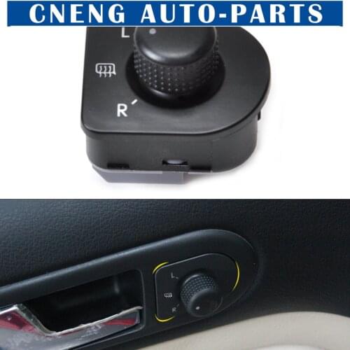 New 1J1959565F Side Electric Rearview Mirror Switch Control Knob For VW Volkswagen Passat Golf Beetle Bora