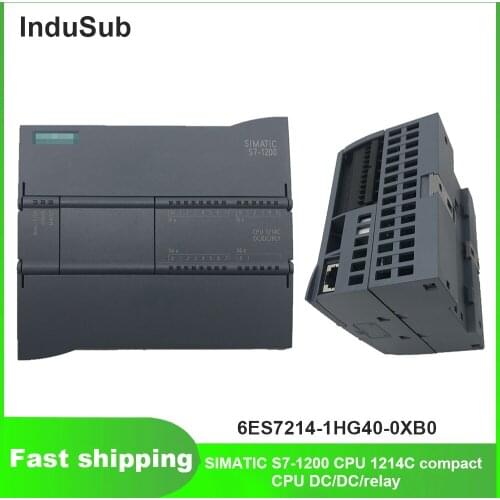 New Original 6ES7214-1HG40-0XB0 PLC SIMATIC S7-200 CPU 1214C compact CPU DC/DC/relay plc Automata controller