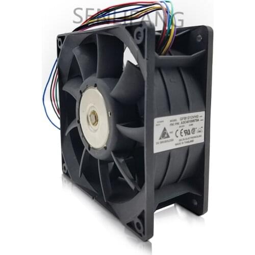 Original For GFB1212VHG Computer Blower Cooling Axial Fan DC 12V 3.4A 12050 120*120*50mm 3400RPM 8 Wires