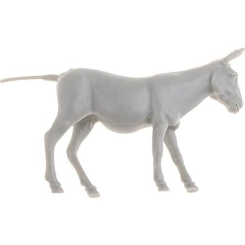 Resin Ornaments Model Resin Donkey Mintures 1/35 Scale Dioramas Home Decor