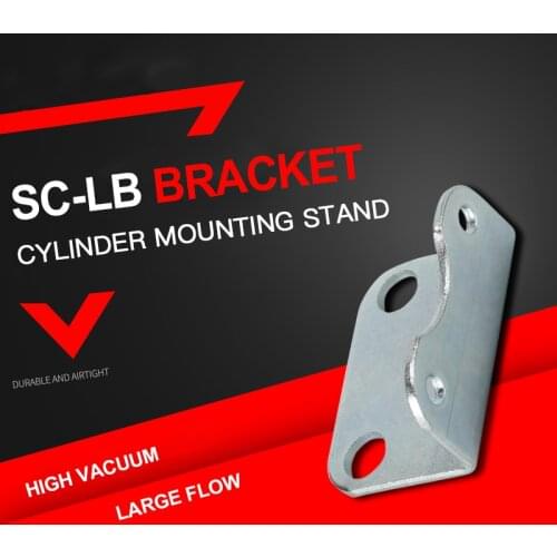 Pneumatic LB Bracket SC/CDJ2B standard air cylinder mounting stand Type LB32/40/50/63/80/100/125