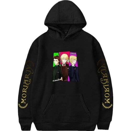 Kawaii Japanese Anime Moriarty The Patriot 2D Print Sweatshirt Women/Men Clothes Casual Hoodie Sweatshirt Y2K Trend Clothes