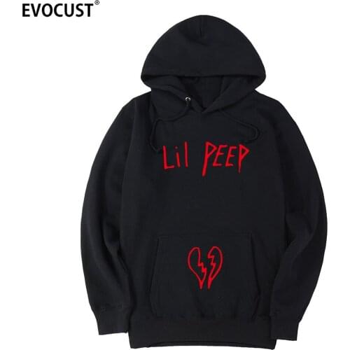 Lil Peep love hip hop men Hoodies Sweatshirts women unisex Combed Cotton