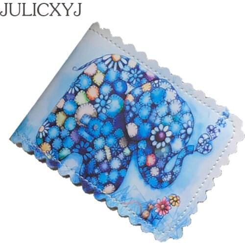 JULICXYJ Brand Cute Cartoon Elephant Large-capacity Ultra Thin Auto Driver License Bag High Quality Leather Card Bag Case Holder