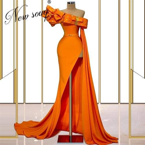 Evening Dresses Long Formal Evening Gowns For Women 2021 Split Side Dubai Party Dress Vestido De Festa Aibye African Celebrity