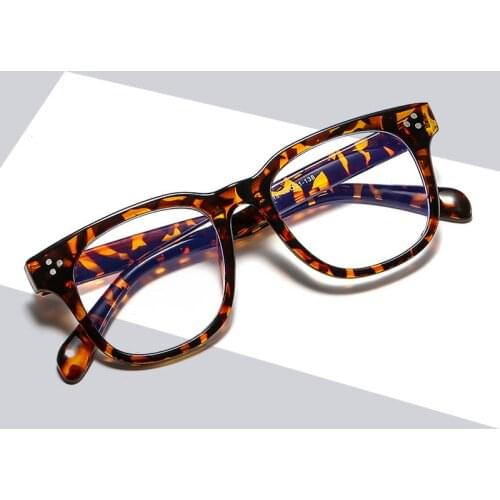 Vintage Square Optical Eyeglasses Frames Rice nails Fashion Acetate Women Reading Myopia Prescription Glasses Anti-blue light
