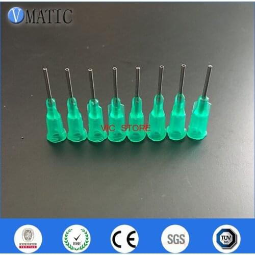 High Quality Products Assurance 100pcs/bag Industrial Tips 18G Green Color 0.5'' Dispensing Plastic Needle Tip 1/2 Inch Length