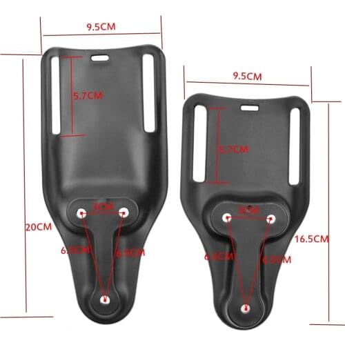 High Quality Tactical Airsoft Belt Holster Drop Adapter Safari land SOG Clip Mount Holster Accessories Quick Locking System Kit