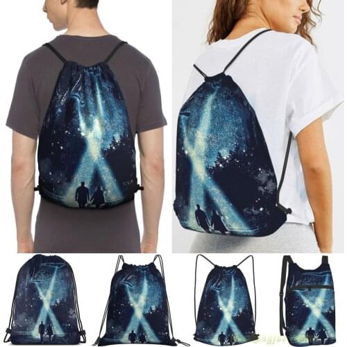 The X-Files Women Purpose Drawstring Backpack Bags Men Outdoor Travel Backpacks For Gym Training Swimming Fitness Bag