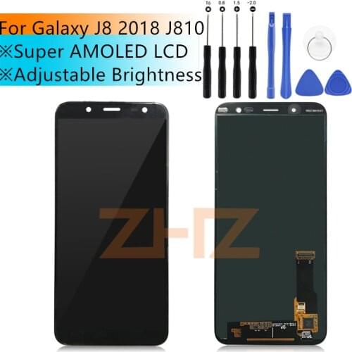 For Samsung Galaxy J8 2018 LCD Display Touch Screen Digitizer for Samsung Galaxy J8 J810 on8 LCD Display Repair Spare Parts