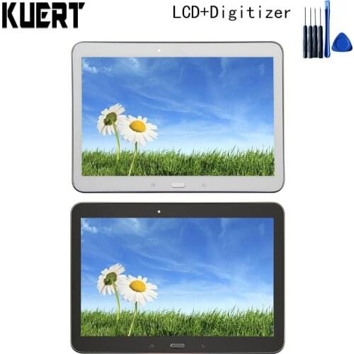 LCD Display For Samsung Galaxy Tab 4 10.1 SM-T530 T535 T531 T530 LCD Display Touch Screen Digitizer Assembly with Frame