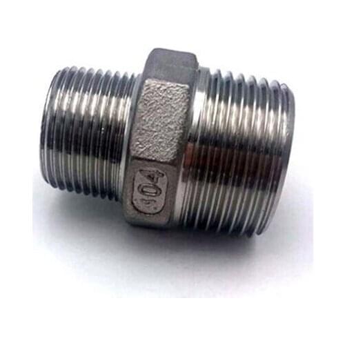 1/8'' - 2'' BSP Male Thread Reducing Nipple 304 Stainless Steel DN6 - DN50 Water Casting Pipe Fitting Joint Coupling Connector