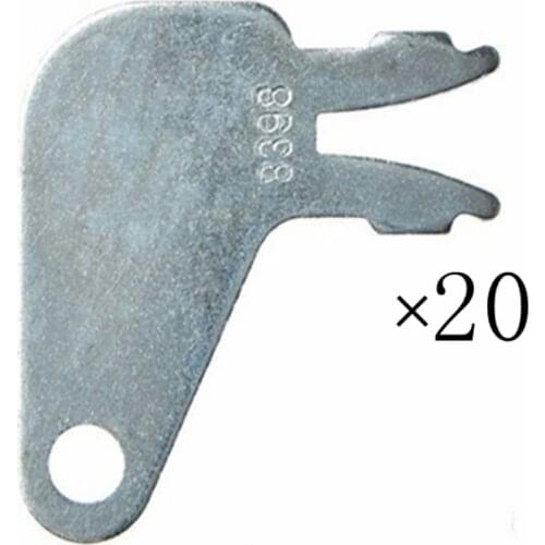 20Pc key 7N0718 8H-5306 Forked Keys For CAT For Caterpillar Switch 8H5306