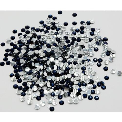 5000pcs 2mm 3mm 4mm 5mm Montana Color Non Hotfix Flatback Rhinestones for Nails 3D Resin Nail Art Decoration Glitter Gems Beads