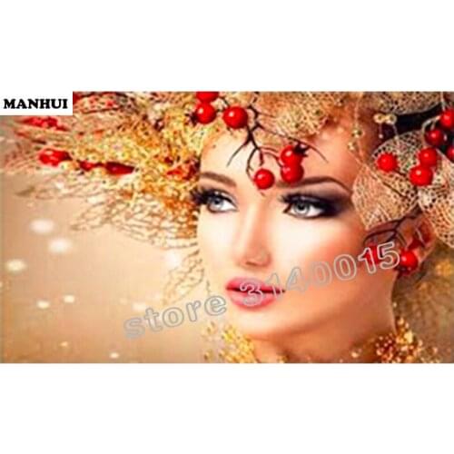 DIY Diamond painting Classical beauty cross stitch Needlework 5D Spuare diamond embroidery resin diamond picture mosaic BEF377