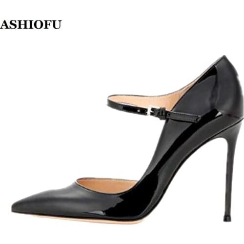 Женские туфли Мэри Джейн ASHIOFU China At AliExpress