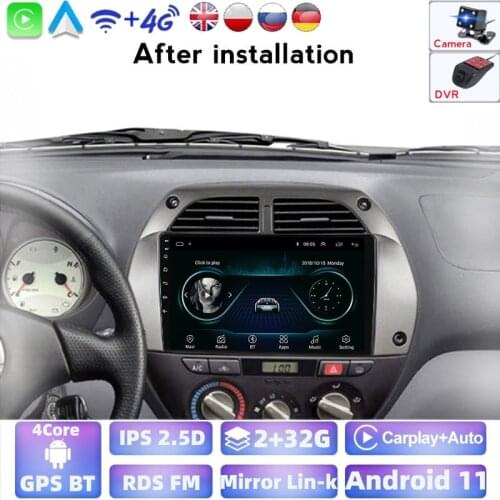 For Toyota RAV4 2001 2002 2003 2004 2005 2006 Years Car Radio Multimedia Video Player Navigation GPS Android 2DIN