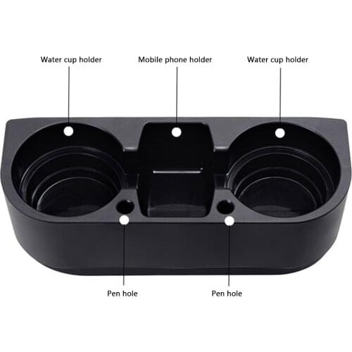 Car Water Cup Holder Car Accessory Car Cup Holder Seat Gap Dual Cup Drink Bottle Phone Key Organizer Car Accessory