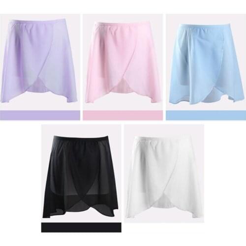 2019 New Skate Summer Chiffon Elastic Ballet Dance Tulle Skirt For Girl Kids Tutu Ballerina Infantil Gymnastics Leotard