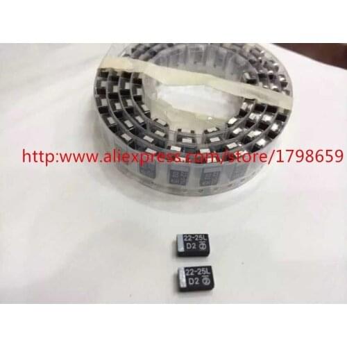 Free Shipping 50PCS T83D226K025EZZL SMD tantalum capacitor7343 22UF 25V 10