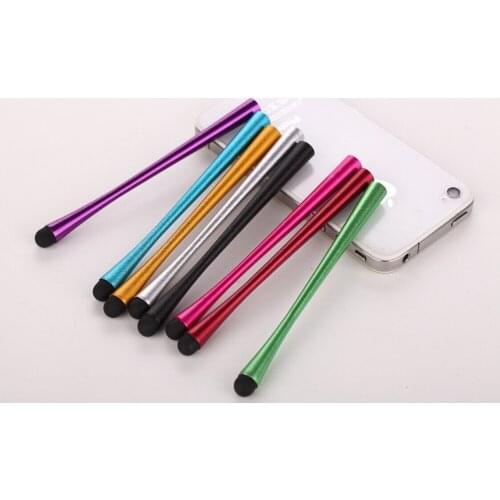 Free Shipping Capacitive waistline metal Stylus Touch pen For iPhone ipad and others mobile phone 1000 pcs
