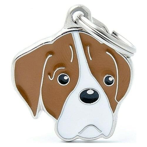 2PCS/lot dog Cute Anime keychain Car Key Ring Fashion for Women gifts Jewelry Bag Charm Gift Pet pendant DIY Accessories dog tag