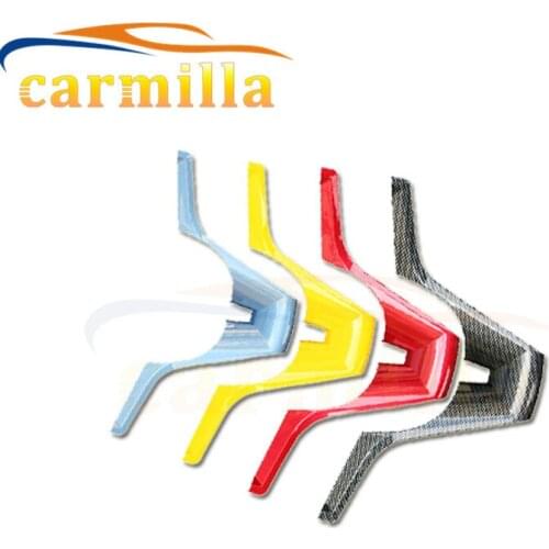 Carmilla ABS Chrome Car Interior Steering Wheel Sequins Trim For Chevrolet Cruze Sedan Hatchback 2009 2010 2011 2012 2013 2014