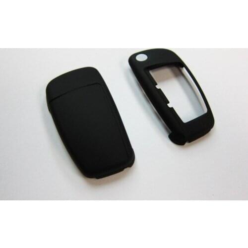 BLACK Remote Flip Key Cover Case Skin Shell Cap Fob Protection Hull S Line for Audi A3 A4 A6 Q5 Q7 TT R8