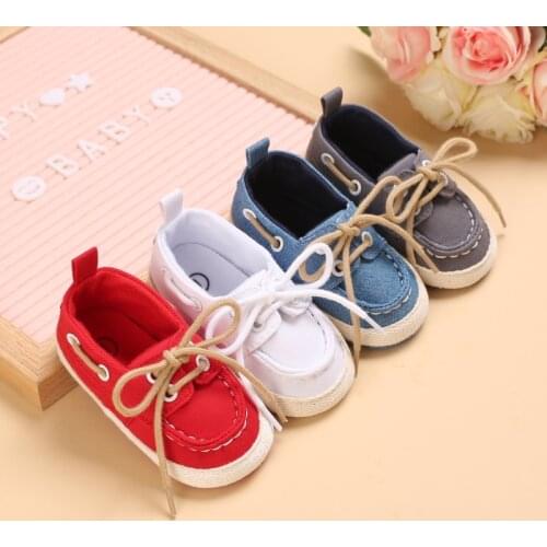 Baby First Walkers Toddler Baby Newborn Girl Boy Denim Soft Sole Toddler Infant Prewalker Sneaker Bandage Shoses 0-18M