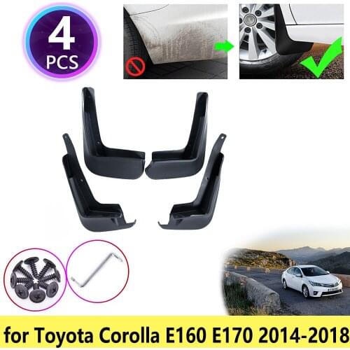 For Toyota Corolla Altis E160 E170 2014 2015 2016 2017 2018 Mudguards Mudflap Fender Mud Flaps Splash Flap Guards Accessories