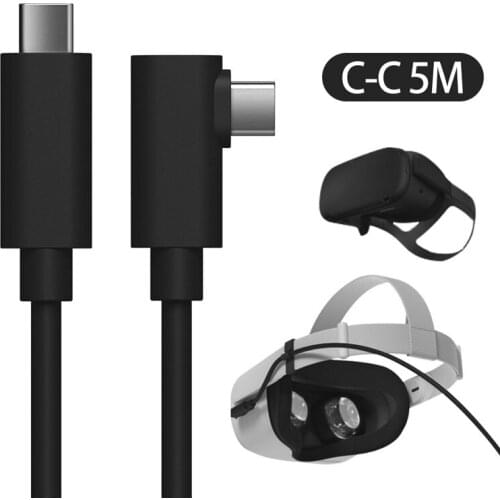 5M Type-C Data Line Charging Cable for Oculus Quest 2 Link VR Headset Type C Data Transfer Type-C to Type-C Cable VR Accessories