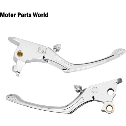 Motorcycle Chrome CNC Brake Clutch Lever Fits For Harley Softail Breakout Fat Boy CVO Night Train Heritage Softail Classic 15-17