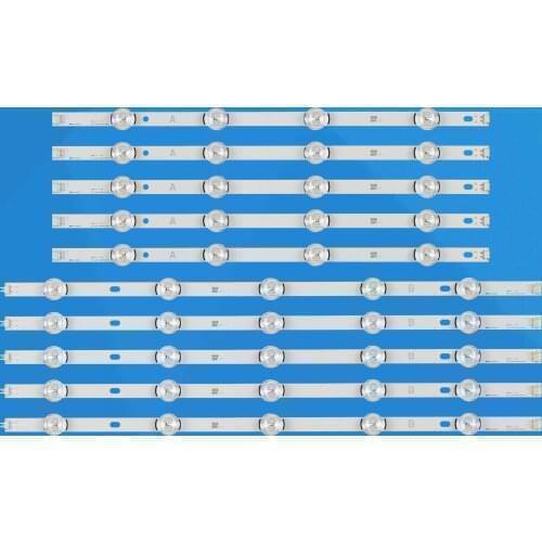 New Kit 10 PCS LED Backlgith Strip for LG 49LF5500-UA LC490DUE MGA6 Innotek DRT 3.0 49 A B 6916L-1944A 6916L-1944B 6916L-1945B