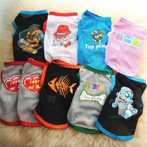 Pet Dog Clothes For Small Dogs Summer Clothes Chihuahua Puppy Clothing Shirt Winter Warm Vest Printed Ropa Para Perros