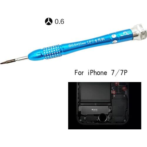 UANME Precision Magnetic Screwdriver 0.6 Triwing,0.8 Pentalobe, c Phillips,1.3 Phillips,2.5 Hex For iPhone X Opening Tools