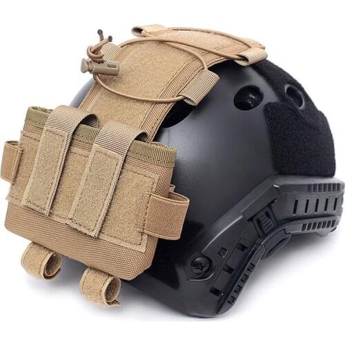 Tactical Helmet Pouch Battery Case For Helmet Airsoft Hunting Camo Battery Pouch Military Combat FAST Helmet Balance Weight Bags