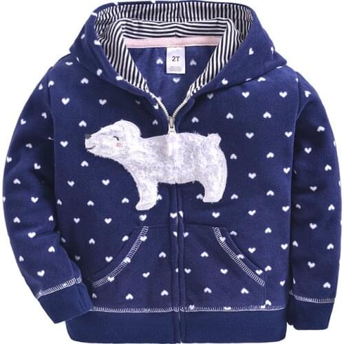 Spring Autumn Baby Clothes Boys Girls Hoodie Polar Fleece Casual Sweatshirt Jacket For Boys Kids Children Sport Hoodies