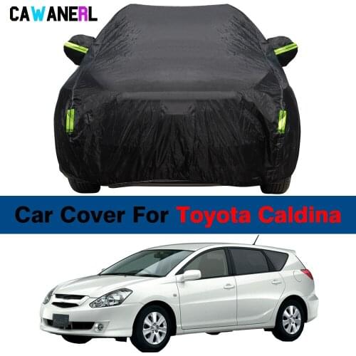Outdoor Car Cover Sun Shade Anti-UV Snow Rain Ice Protection Waterproof Auto Cover For Toyota Caldina