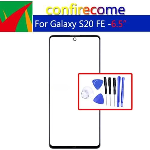 Outer Screen For Samsung Galaxy S20 FE / S20 Lite LCD Display Front Touch Panel Glass Cover Lens Repair Replace Part
