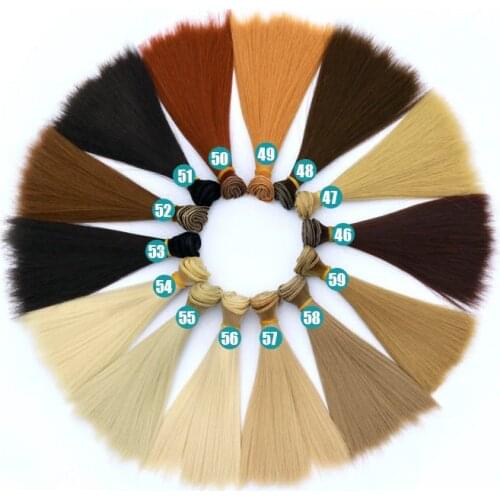 30PCS LOT DIY Hair BJD Dolls Synthetic Hair For Dolls 15CM 20CM