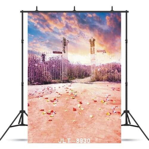 Sunset Glow Garden Sand Vinyl Photographic Background Custom For Wedding Baby New Born Shower Children Backdrop Photocall Studio