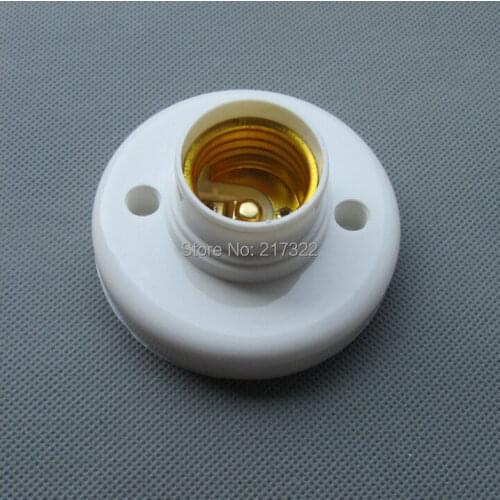 10pcs/lot, E27 lamp base holder E27 lamp fitting fix base LED Lamp aging test holder E27 socket